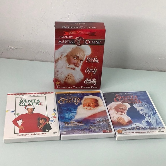 Disney Tim Allen The Santa Clause DVD Box Set 1, 2, 3 collection movies set EUC - Picture 5 of 10